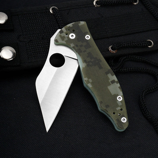 Strumento tascabile pieghevole EDC con manico G10