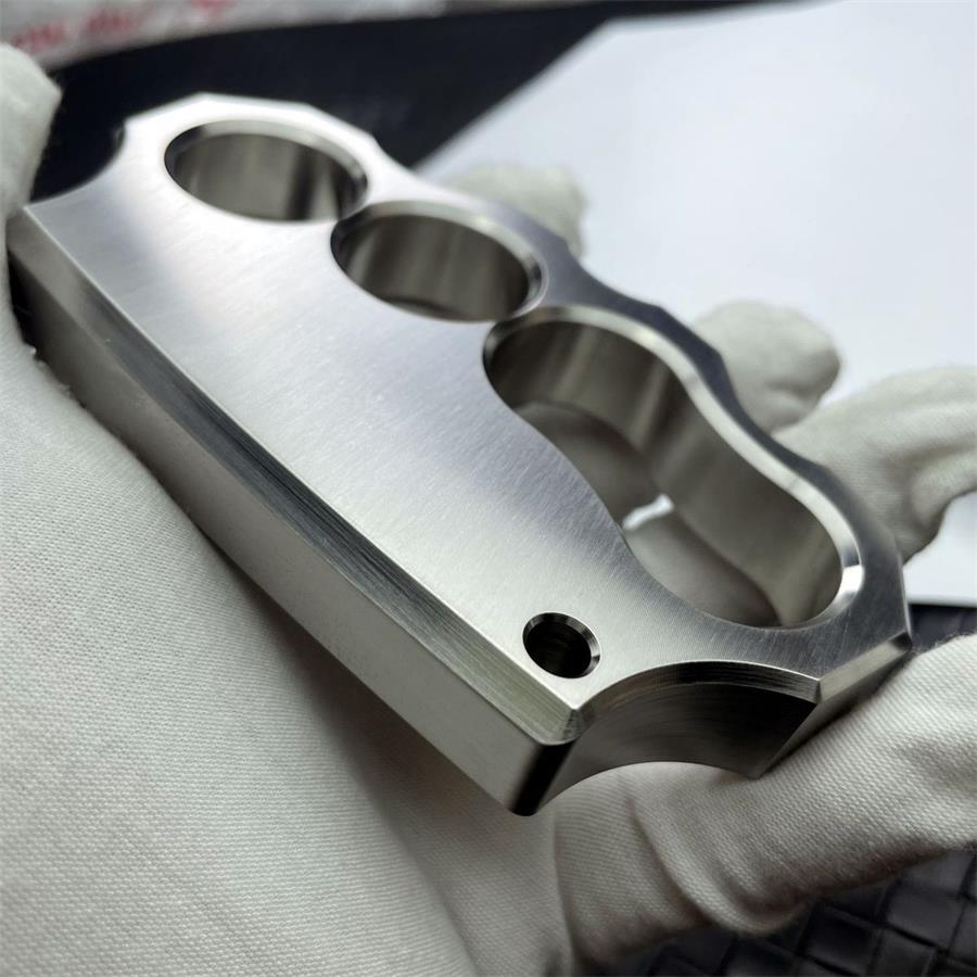 Large Hole Irregular 304 Steel Outdoor Thickening EDC Tool