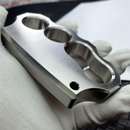 Large Hole Irregular 304 Steel Outdoor Thickening EDC Tool