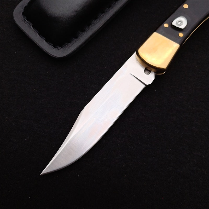 Einhand Kupferniet Schwarzer Palisander Holz Bk 110 Outdoor Klappwerkzeug