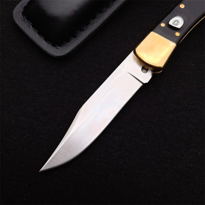 Einhand Kupferniet Schwarzer Palisander Holz Bk 110 Outdoor Klappwerkzeug