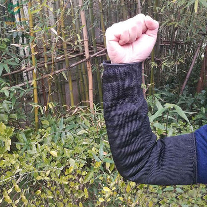 Schwarze schweißableitende Armstulpen