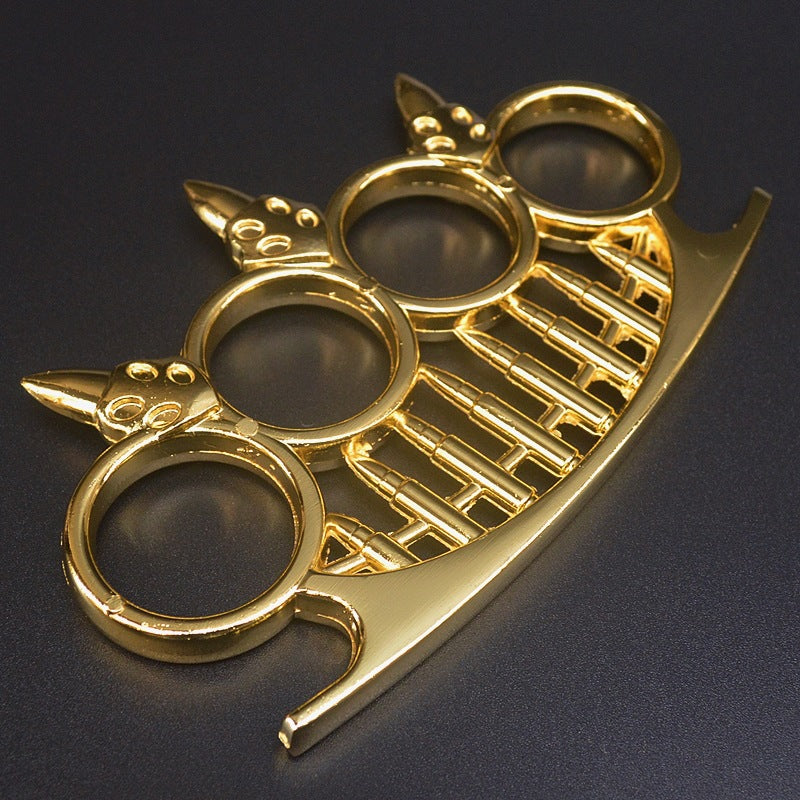 Smile Pattern Four-Finger Zinc Alloy Hobby Decor Collectible