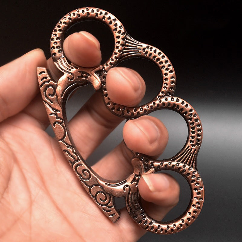 Medusa Carved Zinc‑Alloy Hobby Collectible Metal Ornament