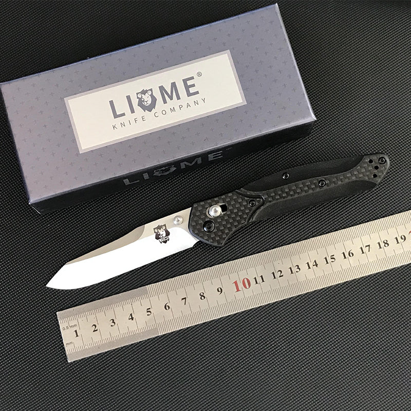 Liome 940 Klappbares Taschenwerkzeug EDC mit Kohlefasergriff für draußen