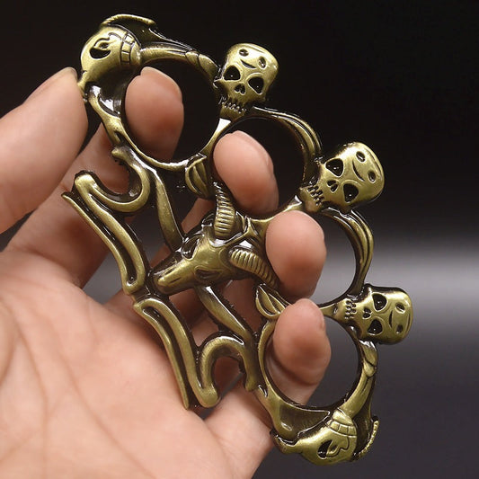 Sheep‑Skull Sculpture Zinc‑Alloy Hobby Collectible Ornament