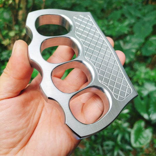 304‑Stainless‑Steel Four‑Finger Hobby Collectible Ornament