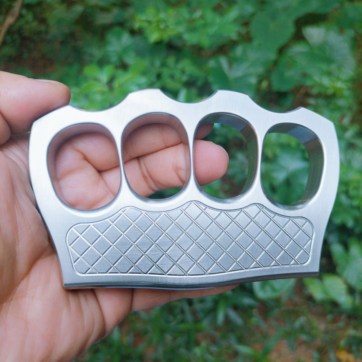 304‑Stainless‑Steel Four‑Finger Hobby Collectible Ornament