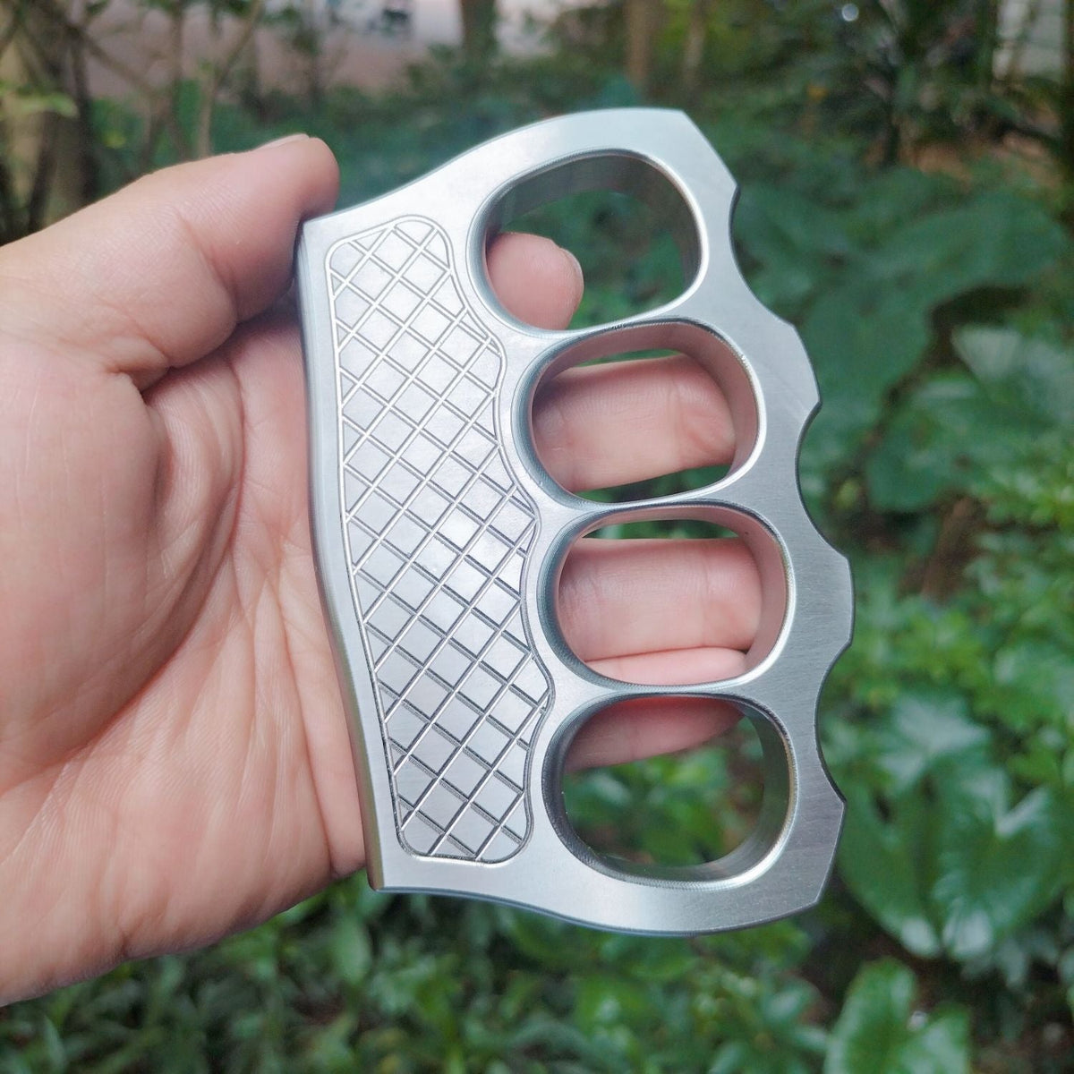 304‑Stainless‑Steel Four‑Finger Hobby Collectible Ornament