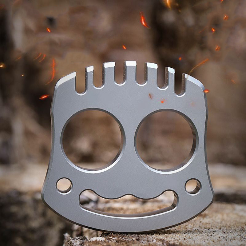 Lächelnder errötender Totenkopf Multifunktions-EDC-Werkzeug aus Stahl