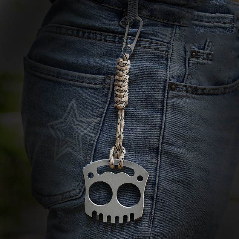 Lächelnder errötender Totenkopf Multifunktions-EDC-Werkzeug aus Stahl