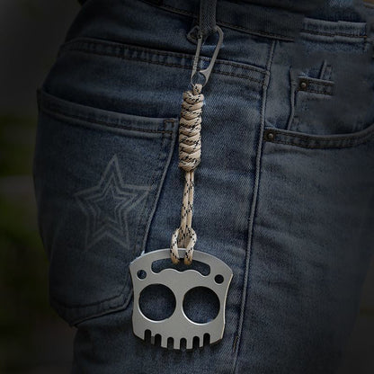 Lächelnder errötender Totenkopf Multifunktions-EDC-Werkzeug aus Stahl