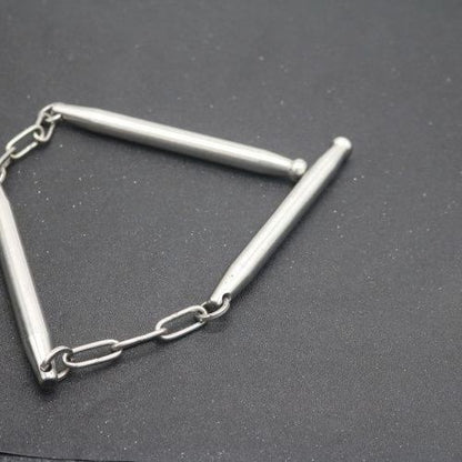 Stainless Steel 3‑Segment Martial Arts Practice Hobby Tool