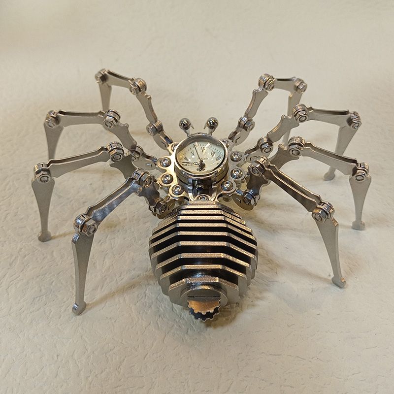 Zeit Spinne Stahl Statisches Puzzle Spielzeug Dekoration