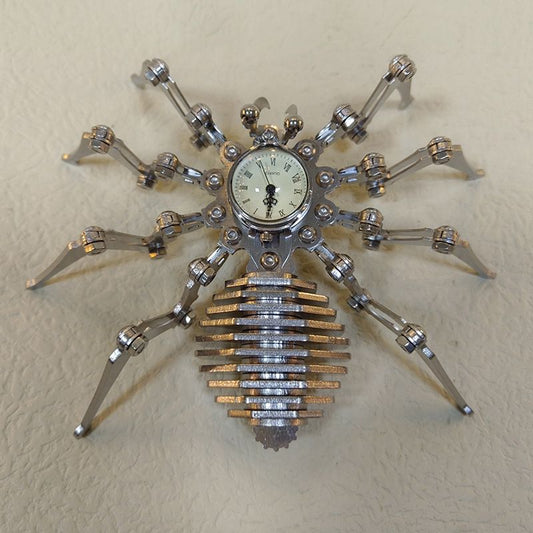 Zeit Spinne Stahl Statisches Puzzle Spielzeug Dekoration