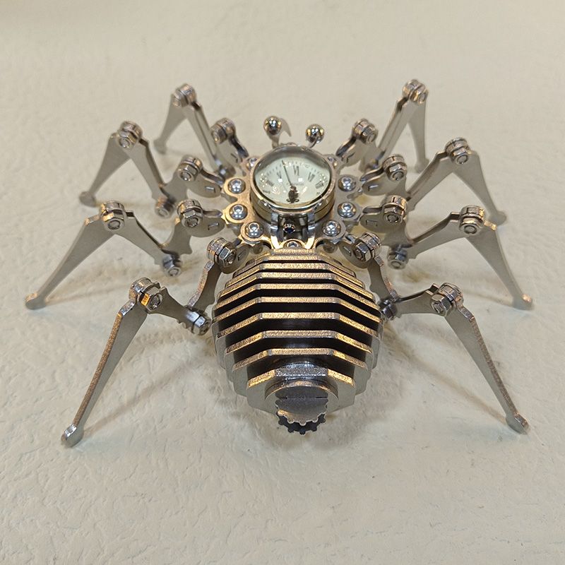 Zeit Spinne Stahl Statisches Puzzle Spielzeug Dekoration