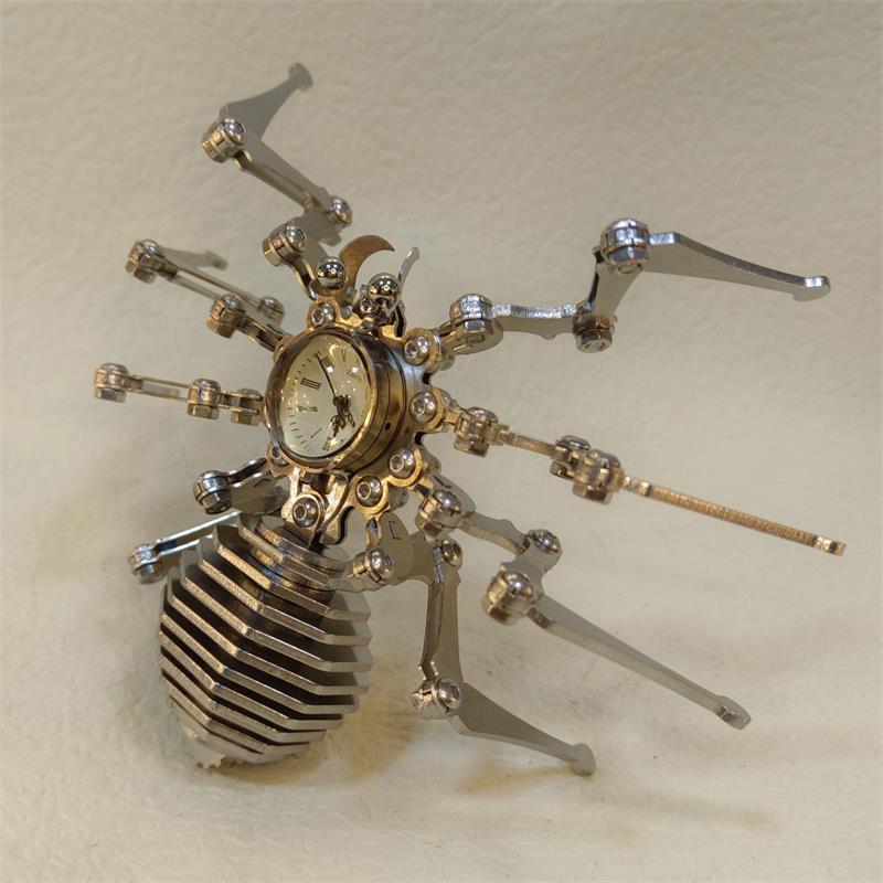 Zeit Spinne Stahl Statisches Puzzle Spielzeug Dekoration