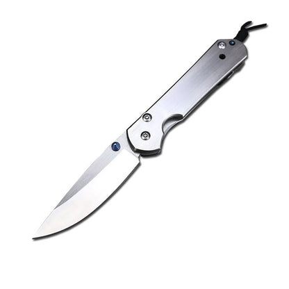 Outdoor faltbares silbernes EDC-Werkzeug mit polierter Oberfläche