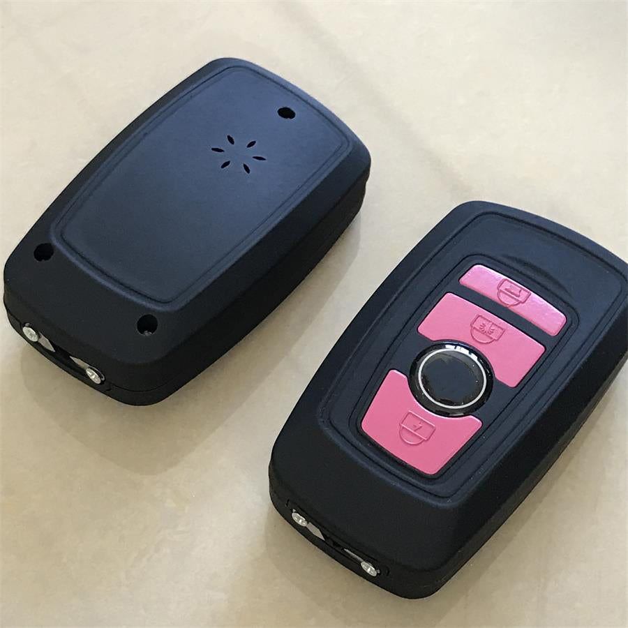 Tragbares pinkes silbernes Autoschlüssel-Outdoor-Werkzeug