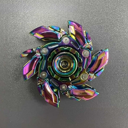 Colorful Split Fidget Spinner Metal Stress Relief Toy
