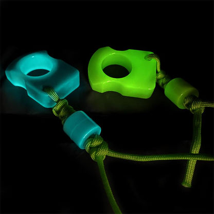 Single Hole PA Plastic Fluorescent Outdoor Portable EDC Outdoor Tool