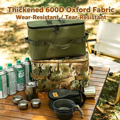 Camping Cookware Storage Bag, Outdoor Portable Picnic Gear Carry Bag
