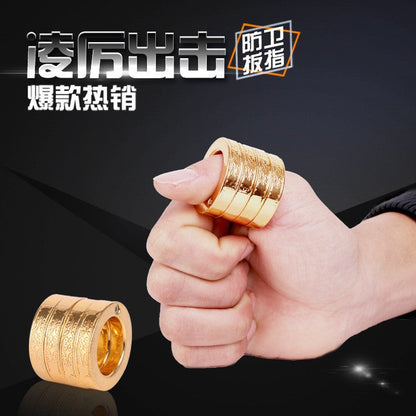 Edelstahl EDC-Ring | Outdoor-Metall-Fingerzubehör | CNC-gefräst