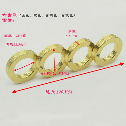 Edelstahl EDC-Ring | Outdoor-Metall-Fingerzubehör | CNC-gefräst