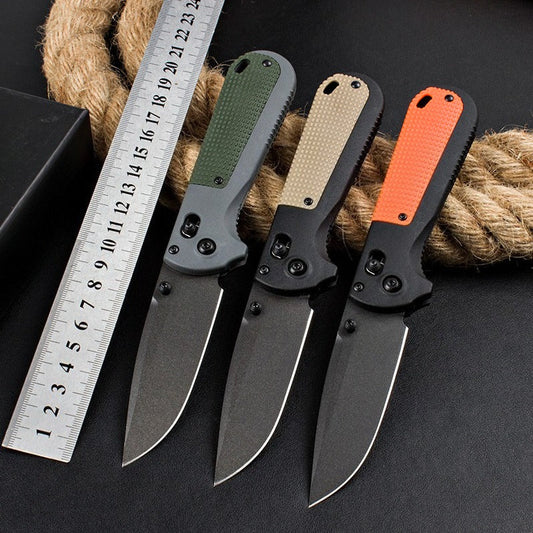 BM430BK Nylon-Fiberglas-Griff CPM-D2 Stahl Outdoor-Klappwerkzeug