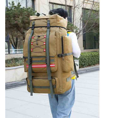 130L Large Capacity Outdoor Travel Camping Backpack