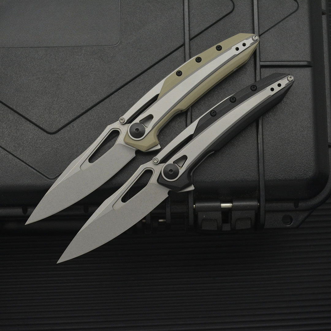 ZT099 8Cr13MoV G10‑Steel Hybrid Outdoor Folding EDC Tool