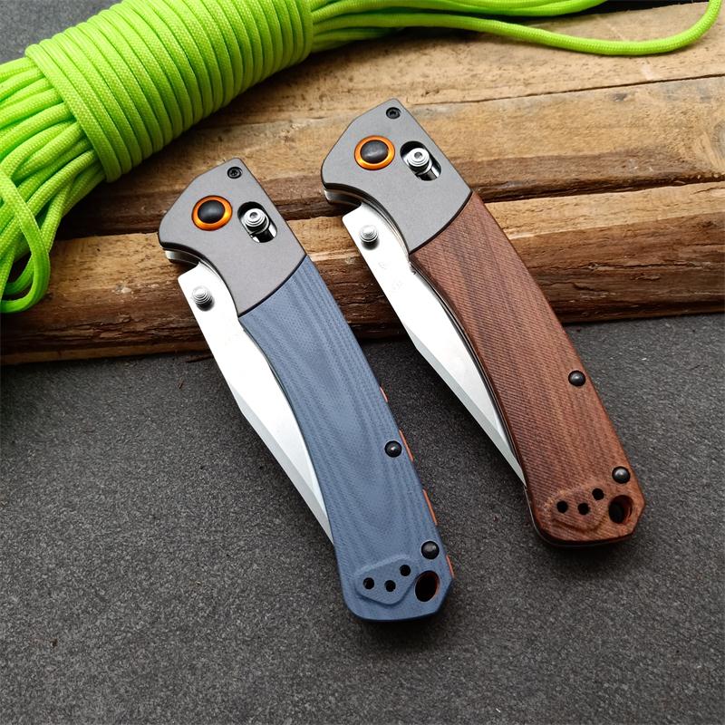 BM15080 Griff aus G10 und Sandelholz Outdoor Klappwerkzeug