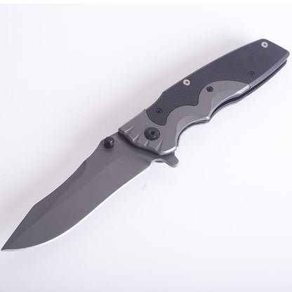 Multifunktionales Outdoor-Klappwerkzeug mit G10 Holzgriff