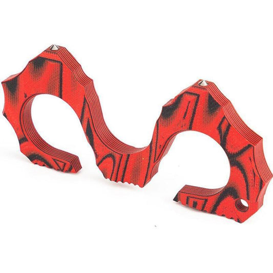 Anello con impugnatura a tre dita G10 Seahorse EDC ultraleggero