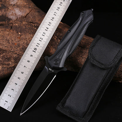 Utensile pieghevole da esterno con manico in plastica
