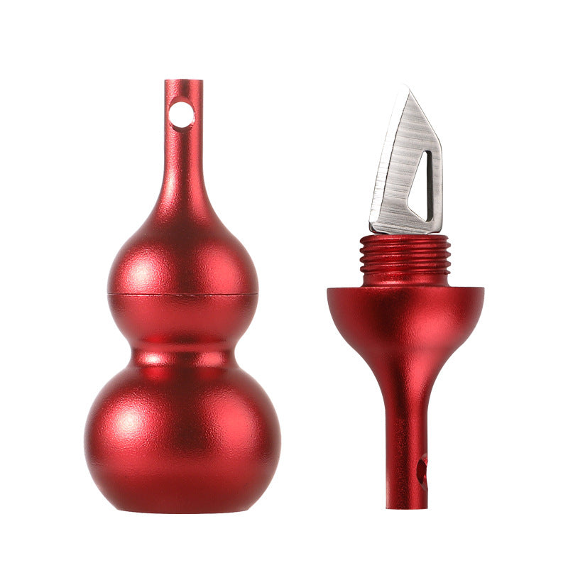 Kreative Mini-Kalebasse, tragbarer Schlüsselanhänger, Anhänger, Dekoration, EDC-Tool