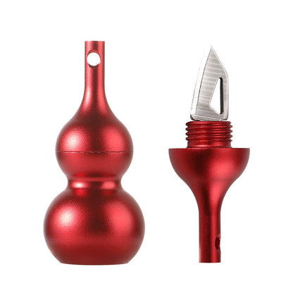 Kreative Mini-Kalebasse, tragbarer Schlüsselanhänger, Anhänger, Dekoration, EDC-Tool