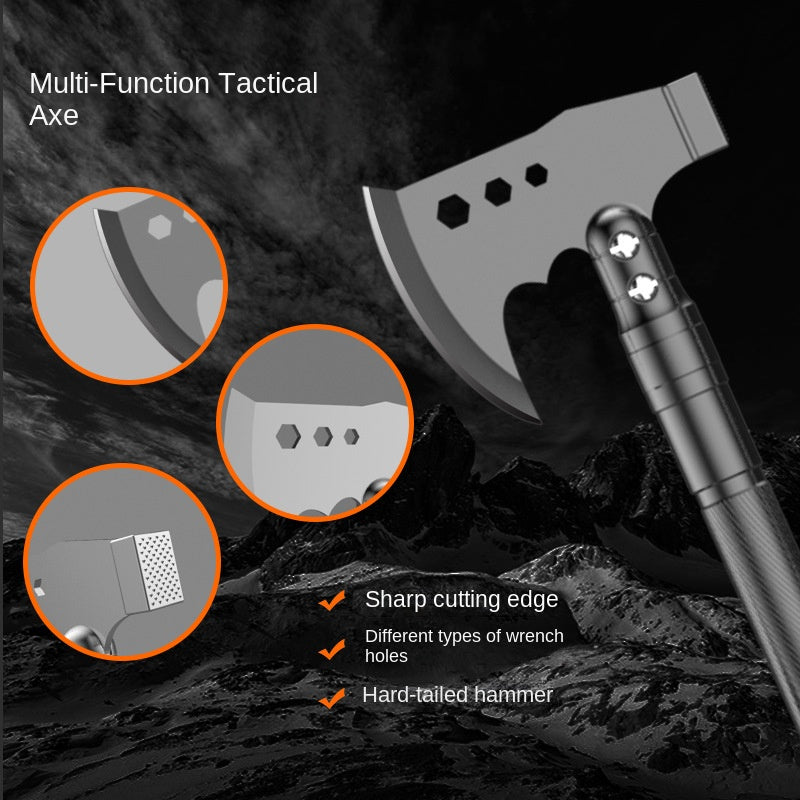 Kit multifunzione da esterno con pala e attrezzi