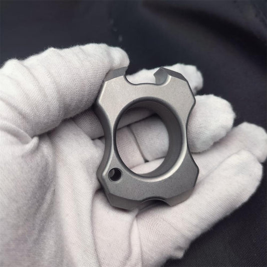 Mini Multifunktionaler Flaschenöffner aus Stahl (EDC-Tool)