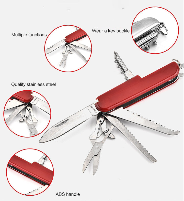 Multifunktionaler faltbarer Flaschenöffner Outdoor EDC-Werkzeug