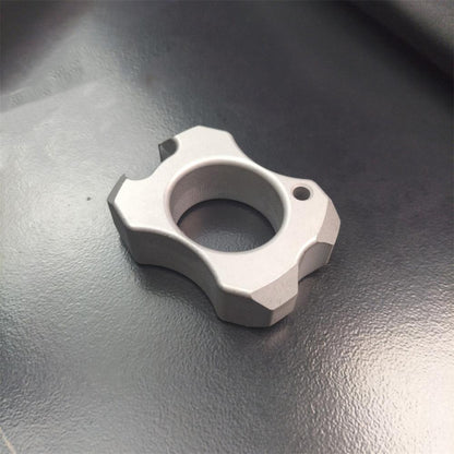 Mini Multifunktionaler Flaschenöffner aus Stahl (EDC-Tool)