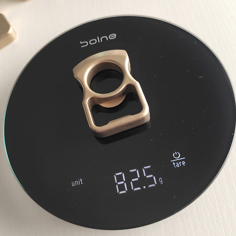 Apribottiglie EDC portatile da esterno in metallo ad arco rotondo