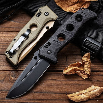 BM275SFE-2 G10 D2 Steel Titanium Coated Outdoor Folding Tool