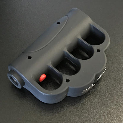 Multifunctional Black Four-hole EDC Outdoor Tool for Easy Carrying