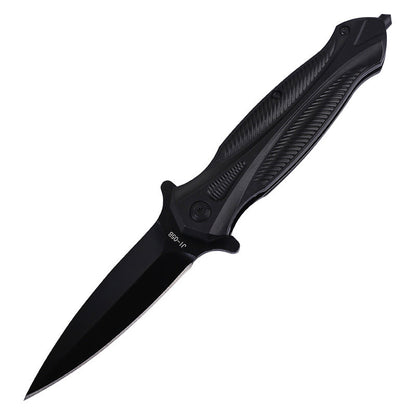 Utensile pieghevole da esterno con manico in plastica