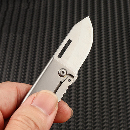 Mini Apribottiglie da Portachiavi Pieghevole Strumento EDC