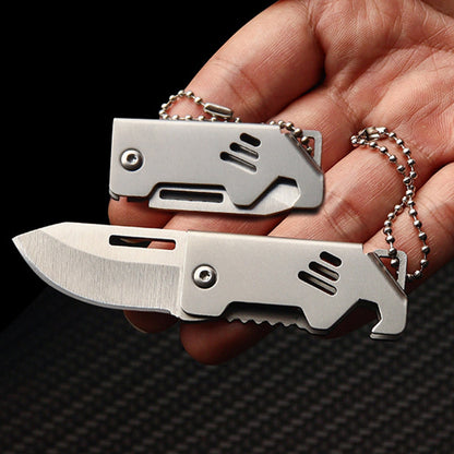 Mini Klapp-Schlüsselanhänger Flaschenöffner EDC Tool