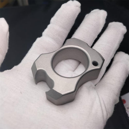 Mini Multifunktionaler Flaschenöffner aus Stahl (EDC-Tool)