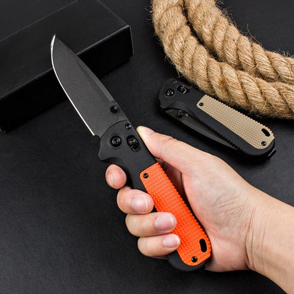 BM430BK Nylon-Fiberglas-Griff CPM-D2 Stahl Outdoor-Klappwerkzeug
