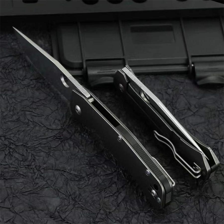 Titan-Legierung Griff Klappbares D2 Outdoor Taschenwerkzeug